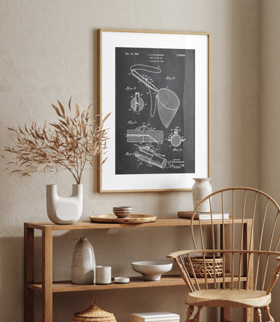 Fishing Net 1929 Patent Print - Magic Posters