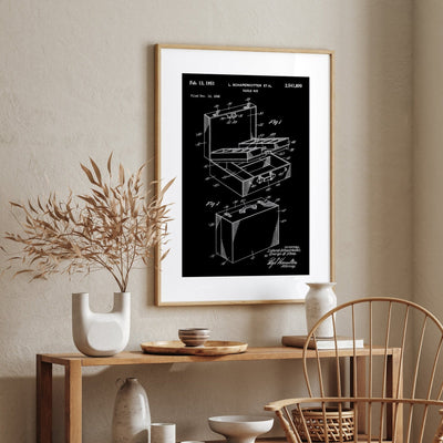 Fishing Tackle Box 1951 Patent Print - Magic Posters