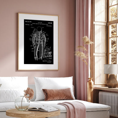 Flexible Space Suit 1971 Patent Print - Magic Posters