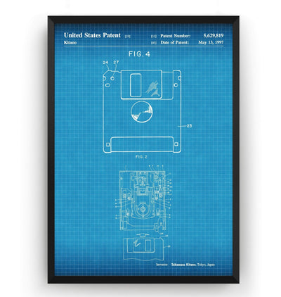 Floppy Disk Patent Print - Magic Posters