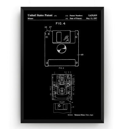 Floppy Disk Patent Print - Magic Posters