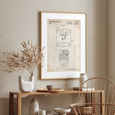 Floppy Disk Patent Print - Magic Posters