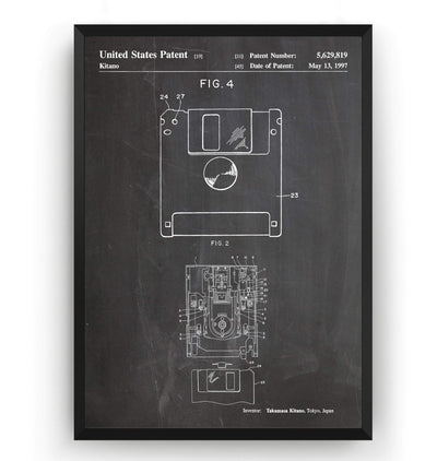 Floppy Disk Patent Print - Magic Posters