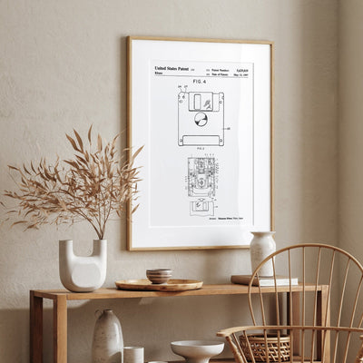 Floppy Disk Patent Print - Magic Posters