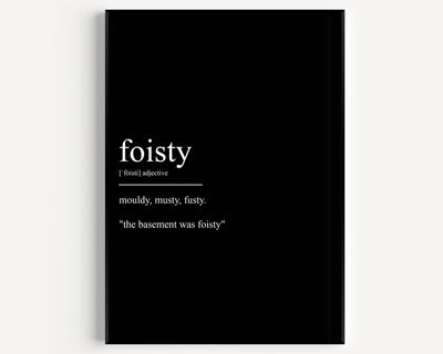Foisty Definition Print - Magic Posters