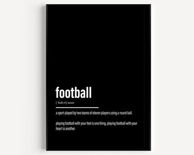 Football Definition Print - Magic Posters