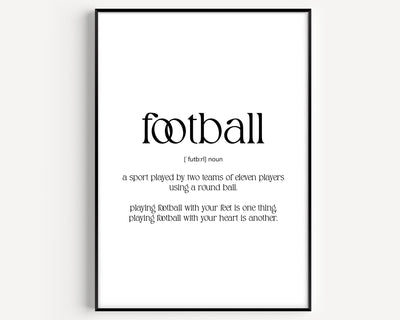 Football Definition Print - Magic Posters