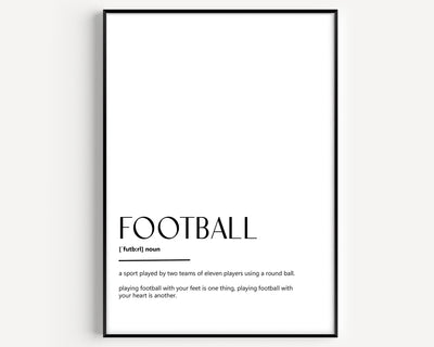 Football Definition Print - Magic Posters