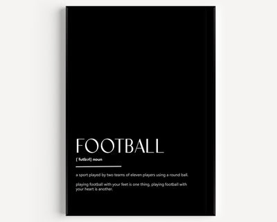 Football Definition Print - Magic Posters