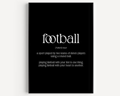 Football Definition Print - Magic Posters