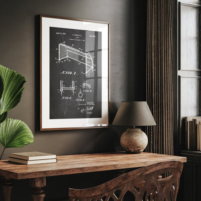 Football Goal Patent Print - Magic Posters