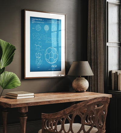 Football Making Method Patent Print - Magic Posters