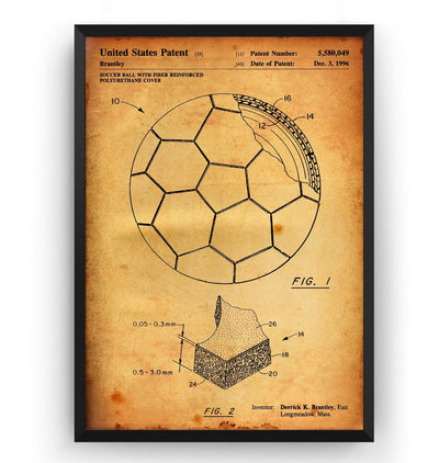 Football Patent Print - Magic Posters
