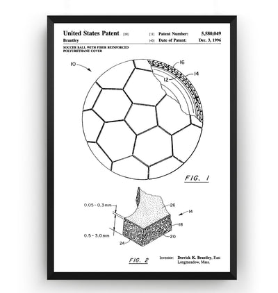 Football Patent Print - Magic Posters