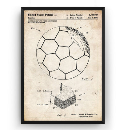 Football Patent Print - Magic Posters