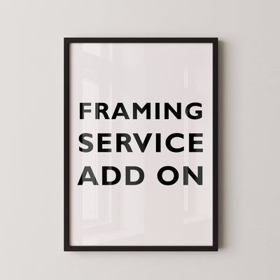 Framing Service Add On (Classic Frame) - Magic Posters