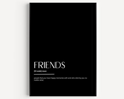 Friends Definition Print V2 - Magic Posters
