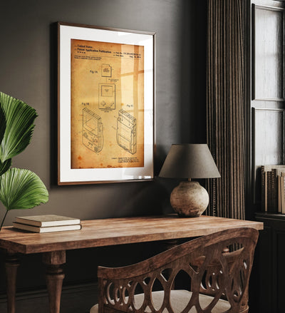 Game Boy Color 2014 Patent Print - Magic Posters