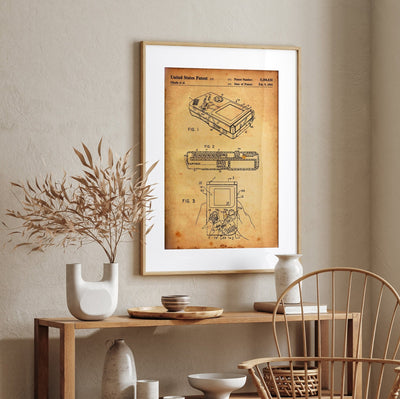 Game Boy Patent Print - Magic Posters