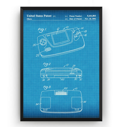 Game Gear Patent Print - Magic Posters