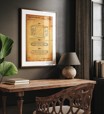 Gameboy Advance 2002 Patent Print - Magic Posters