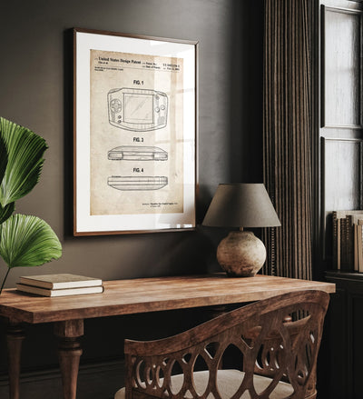 Gameboy Advance 2002 Patent Print - Magic Posters