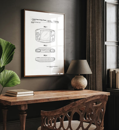Gameboy Advance 2002 Patent Print - Magic Posters