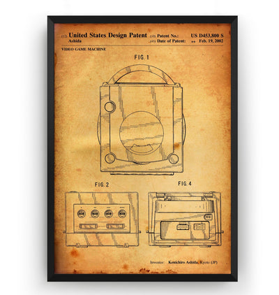 Gamecube 2002 Patent Print - Magic Posters