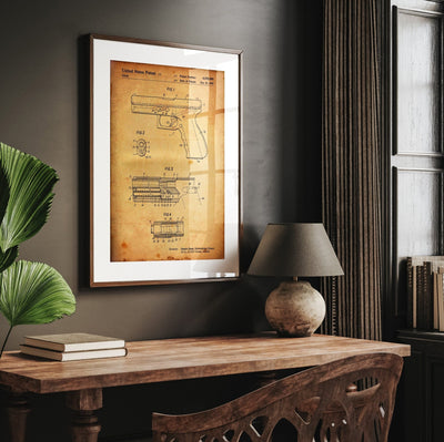 Glock 1985 Patent Print - Magic Posters