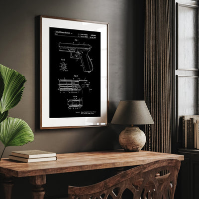 Glock 1985 Patent Print - Magic Posters