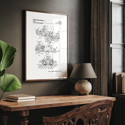 Go Kart 1974 Patent Print - Magic Posters