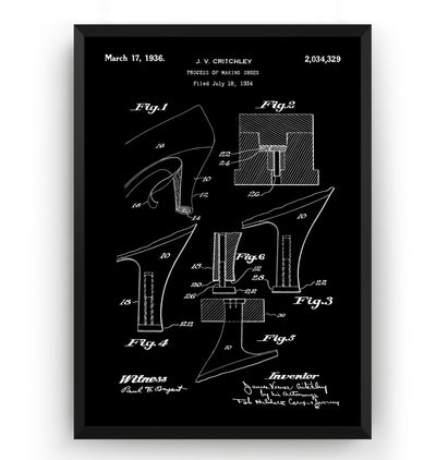 High Heels 1934 Patent Print - Magic Posters