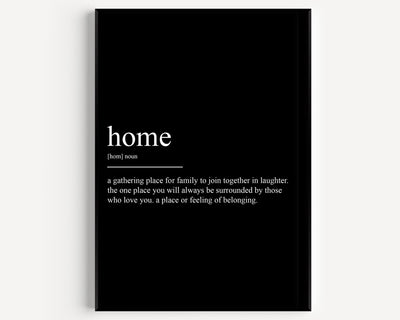 Home Definition Print - Magic Posters