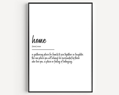Home Definition Print - Magic Posters