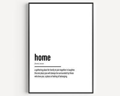 Home Definition Print - Magic Posters