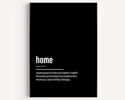 Home Definition Print - Magic Posters