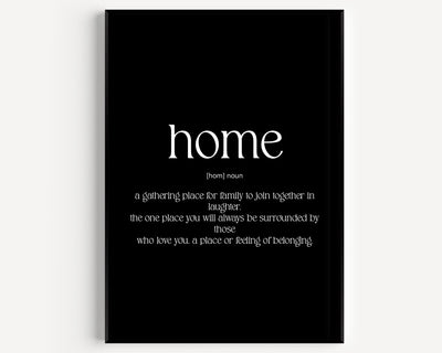 Home Definition Print - Magic Posters