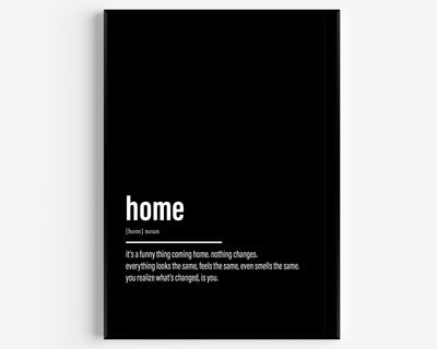 Home Definition Print - Version 2 - Magic Posters