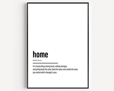 Home Definition Print - Version 2 - Magic Posters