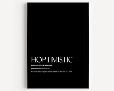 Hoptimistic Definition Print - Magic Posters