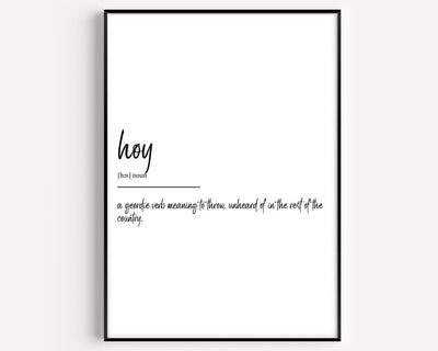 Hoy Definition Print - Magic Posters