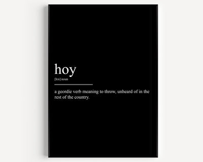 Hoy Definition Print - Magic Posters