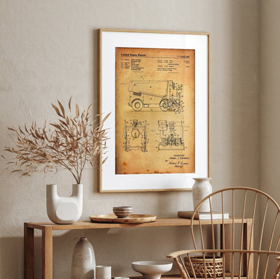 Ice Resurfacing Machine Patent Print - Magic Posters