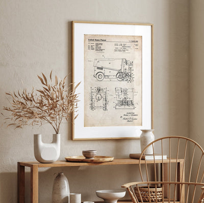 Ice Resurfacing Machine Patent Print - Magic Posters