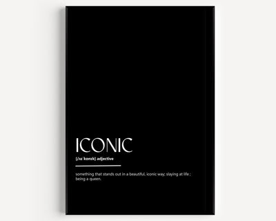 Iconic Definition Print - Magic Posters