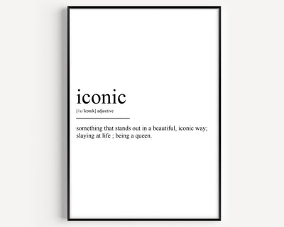 Iconic Definition Print - Magic Posters
