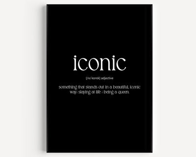 Iconic Definition Print - Magic Posters