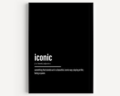 Iconic Definition Print - Magic Posters