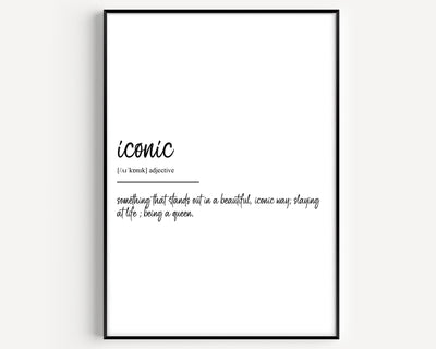 Iconic Definition Print - Magic Posters