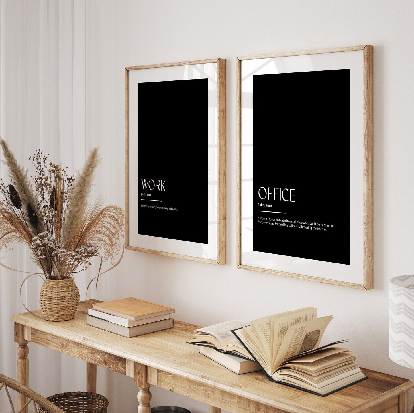 Office Work Set Of 2 Definition Prints - Magic Posters